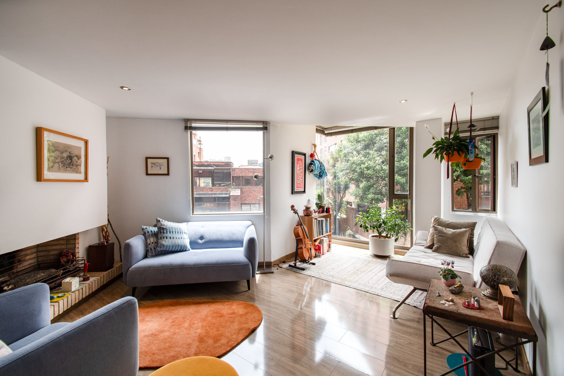 Iluminado apartamento para arriendo en El Nogal