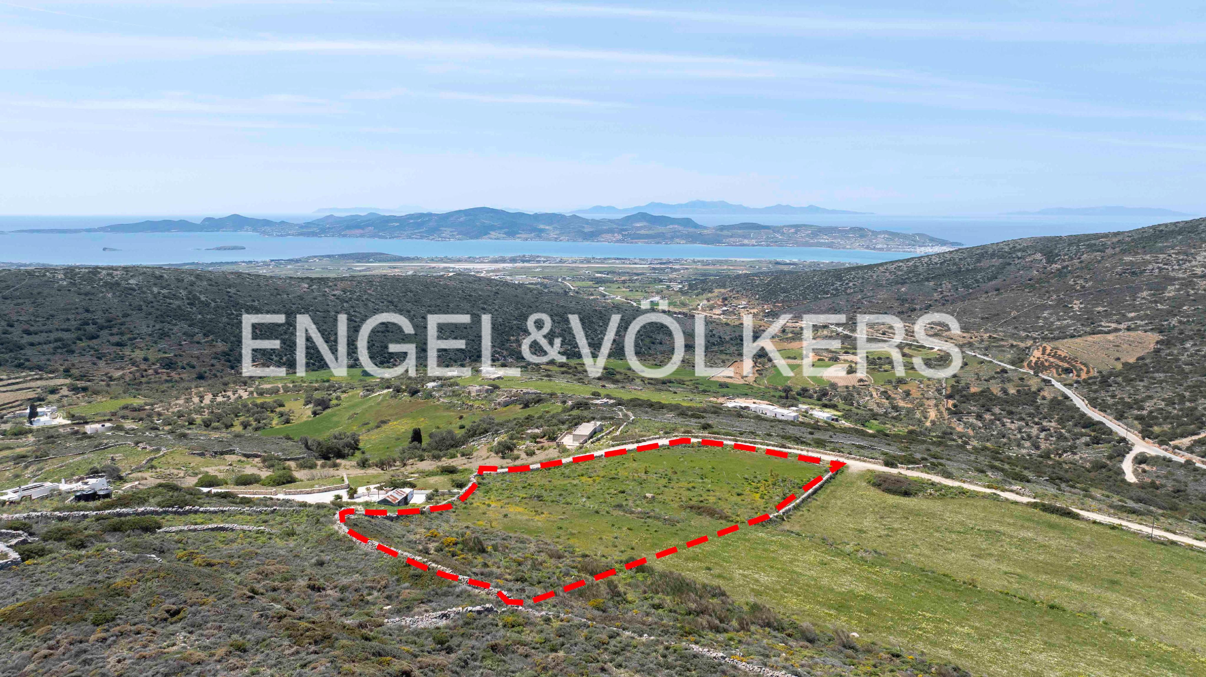 Plot with Permit for Two Residencies in Paros