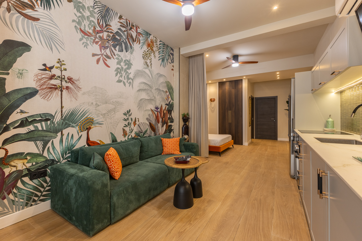 Espectacular bajo estilo loft  a estrenar para corta estancia