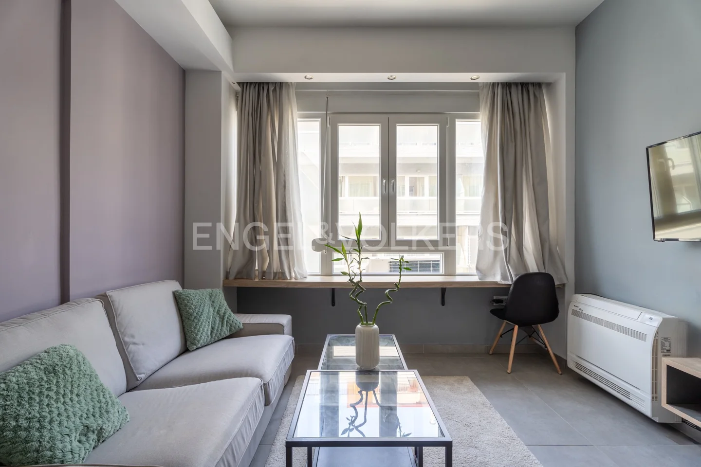 Furnished apartment 35 sqm in the heart of Thessaloniki
