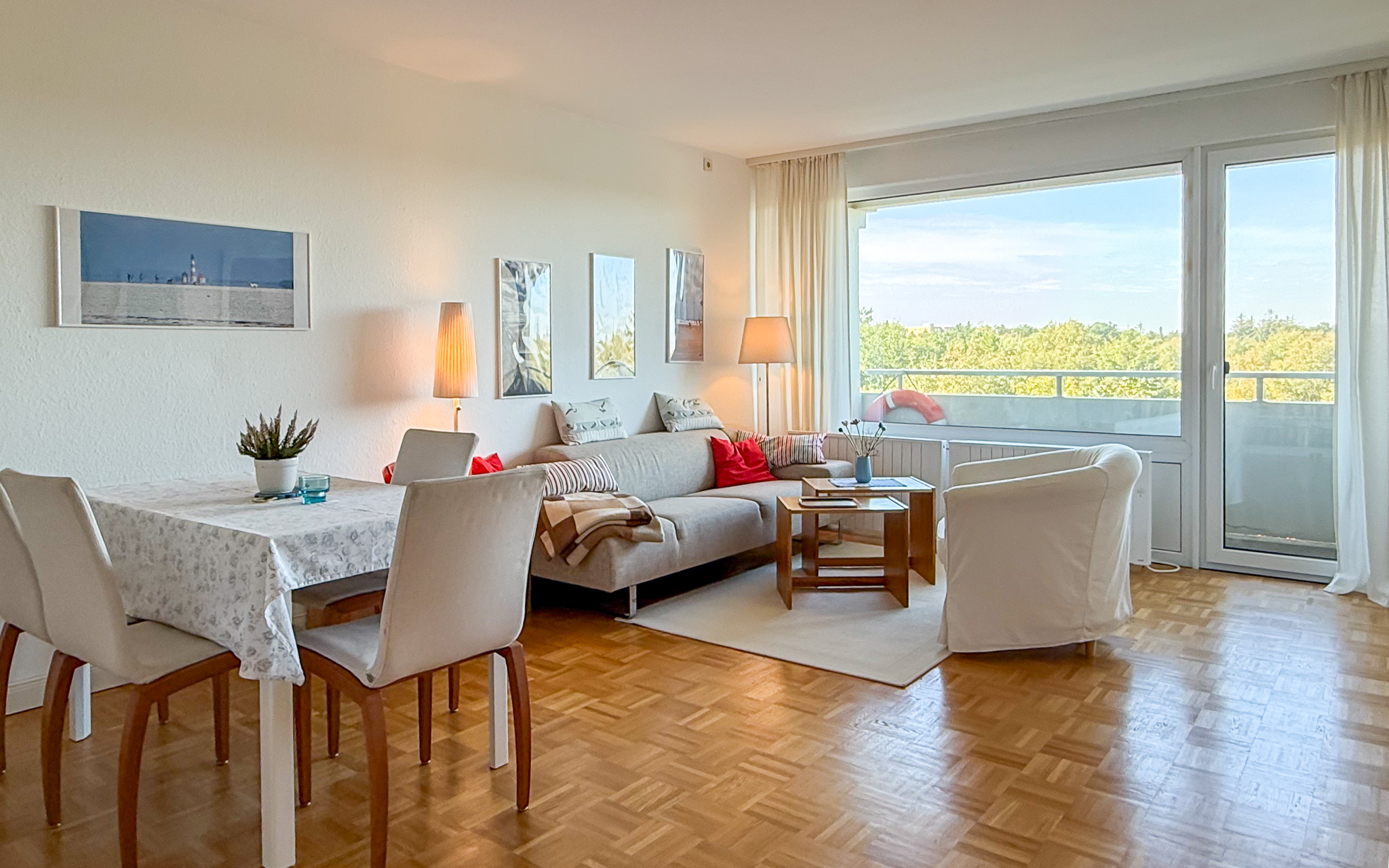 Nordseeglück mit Westbalkon