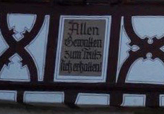 Gemütliches Fachwerkhaus in der historischen Altstadt