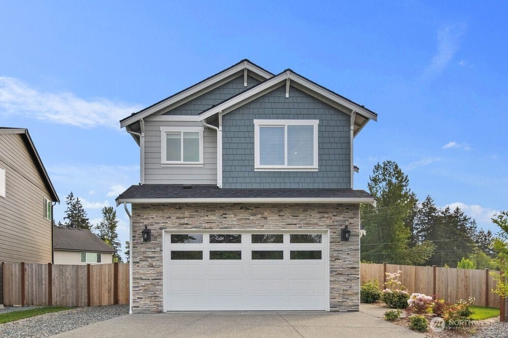 New Construction Luxury Home with Stunning Stone Fireplace