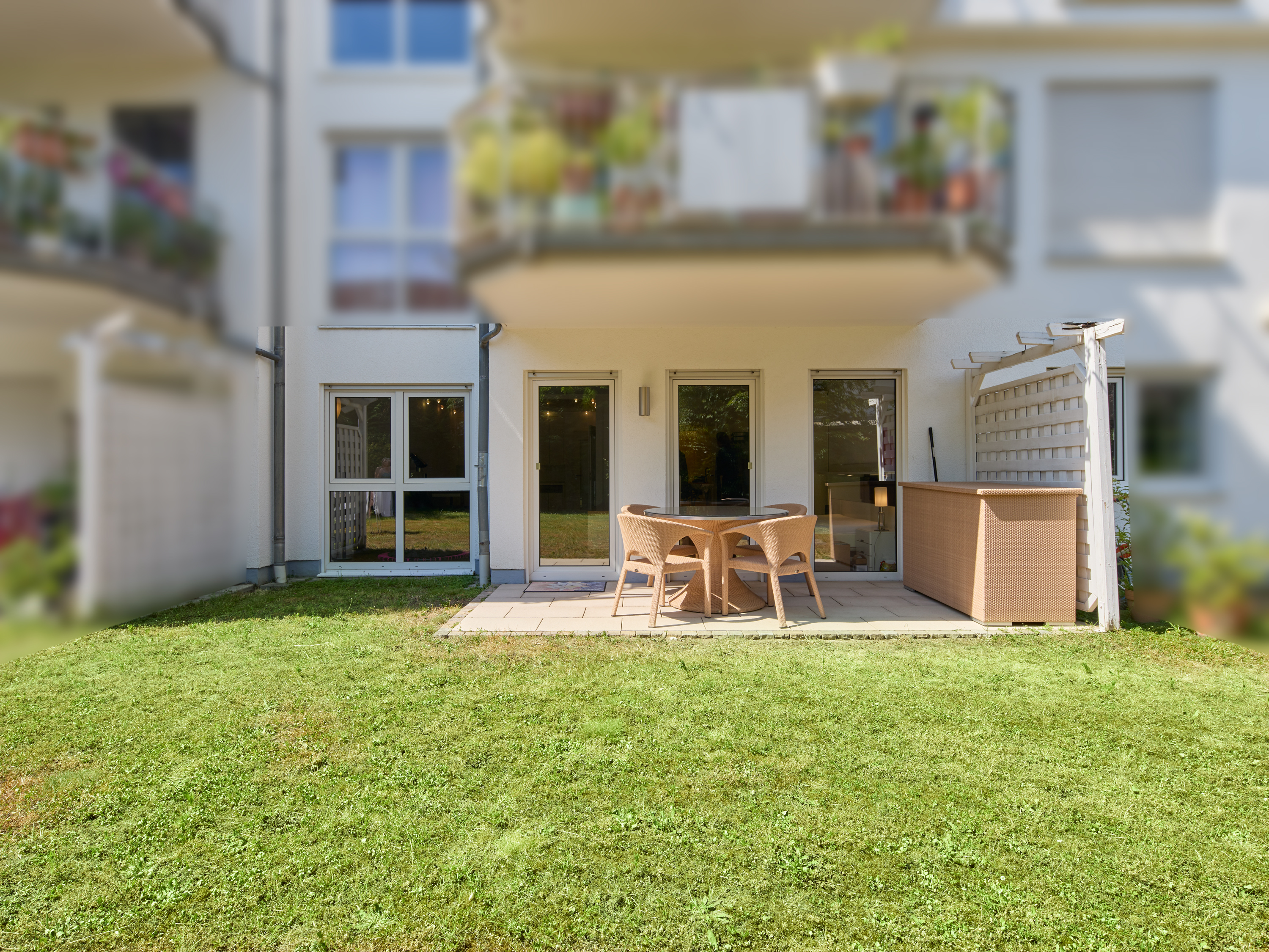 Stilvolle Zwei-Zimmer-Gartenwohnung mit eigener grünen Oase in Hanau Stadt