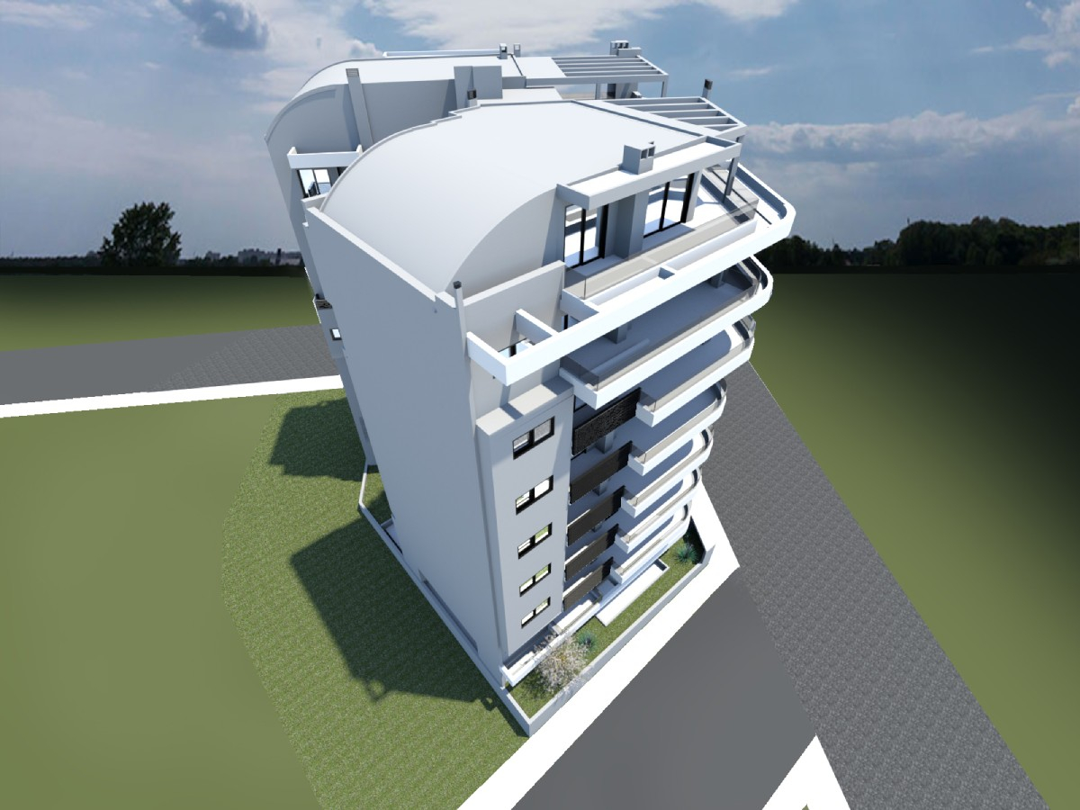 Newly built 3rd-floor apartment with 2 parking spaces