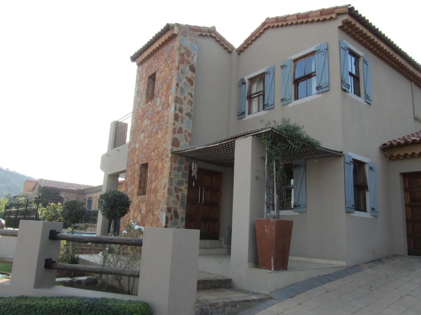 House from driveway