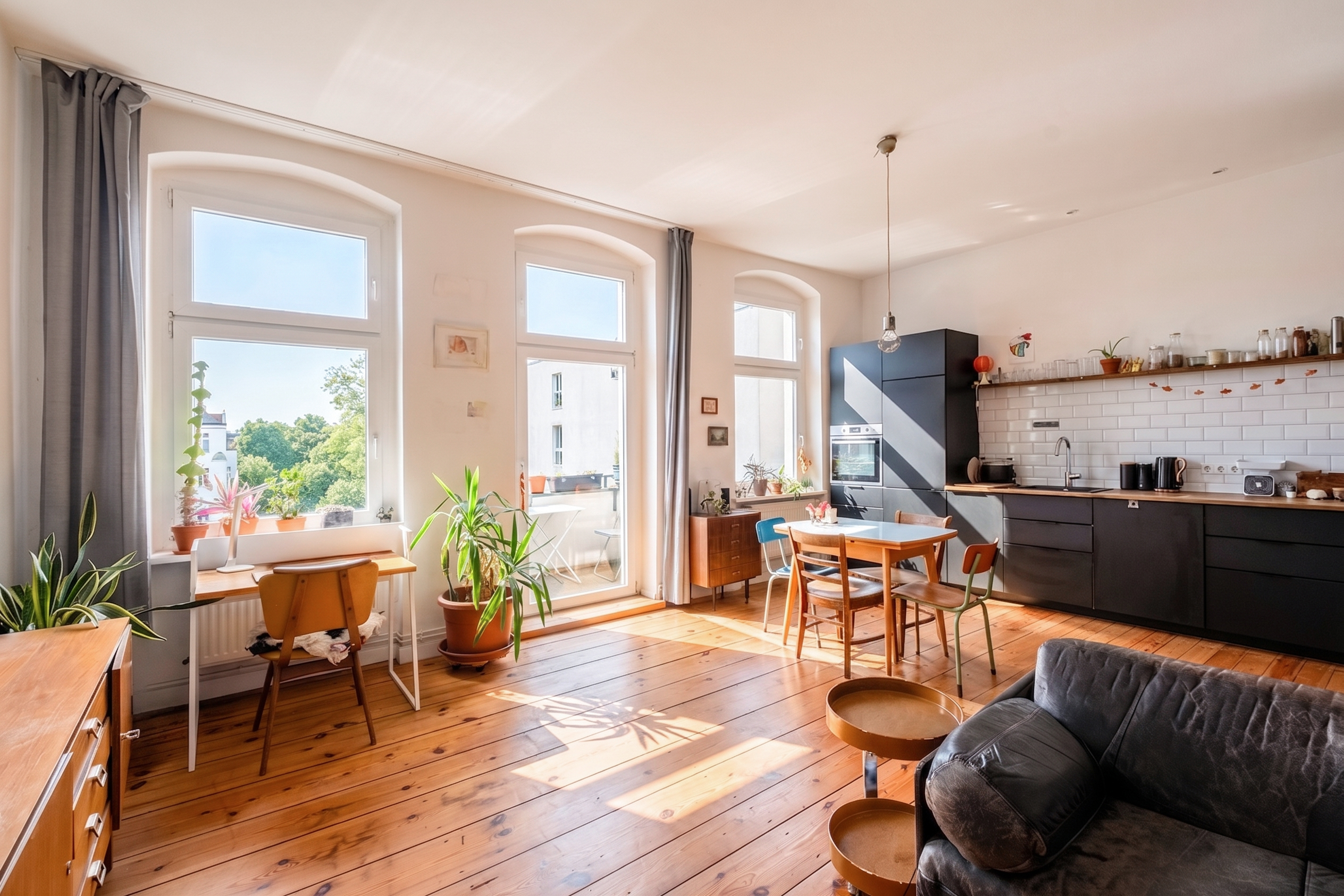 Light-filled 2-room apartment in Reuter Kiez