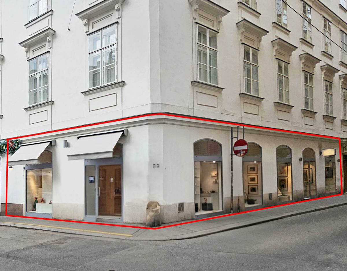 Attraktives Eck-Geschäftslokal Nähe Rotenturmstraße