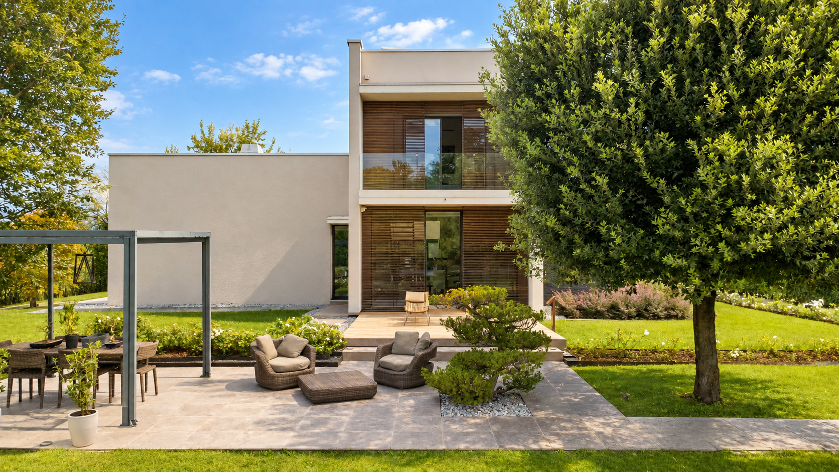 Eine Villa zum Leben: Eleganz, Technologie und maßgeschneiderte Räume