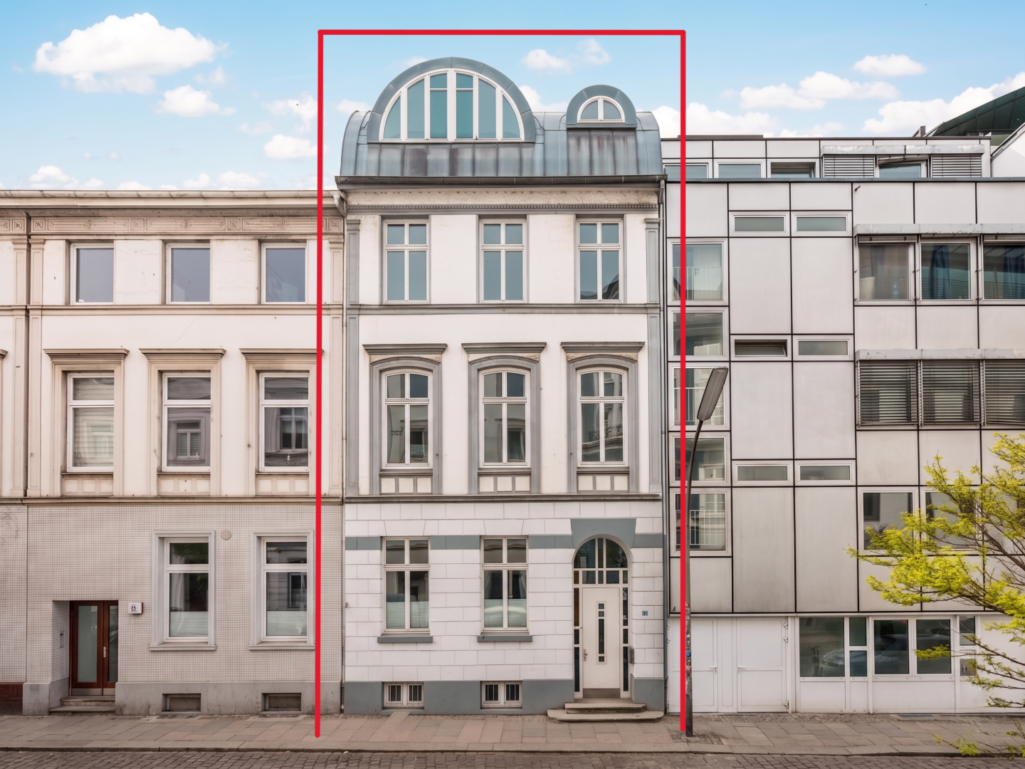 Stadthaus in St. Georg - freie Lieferung