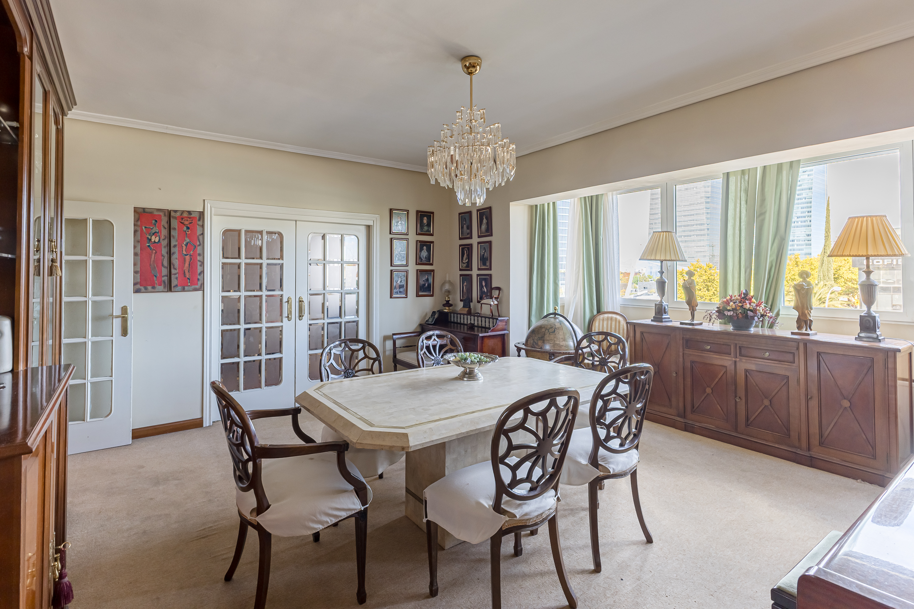 Home with unobstructed views north of Madrid
