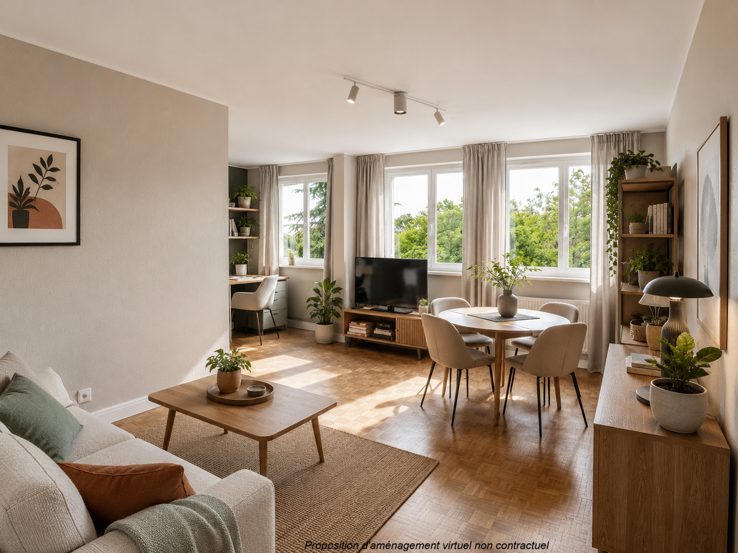 Sèvres Les Bruyères - Two-room apartment on the 4th floor with open view