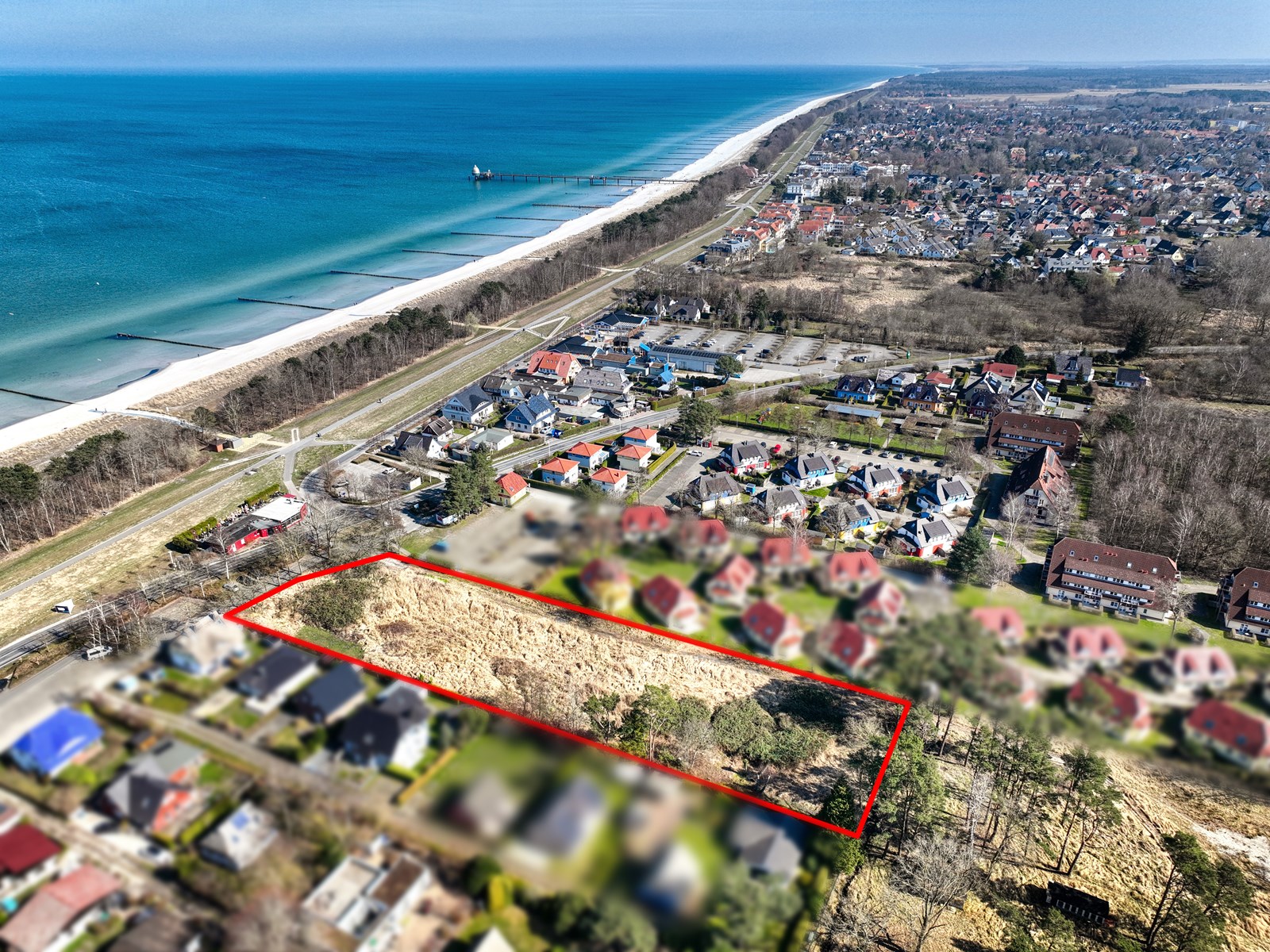 Rarität & besondere Gelegenheit - Grundstück zur Ferienhaus-Bebauung in direkter Ostsee-Strandlage