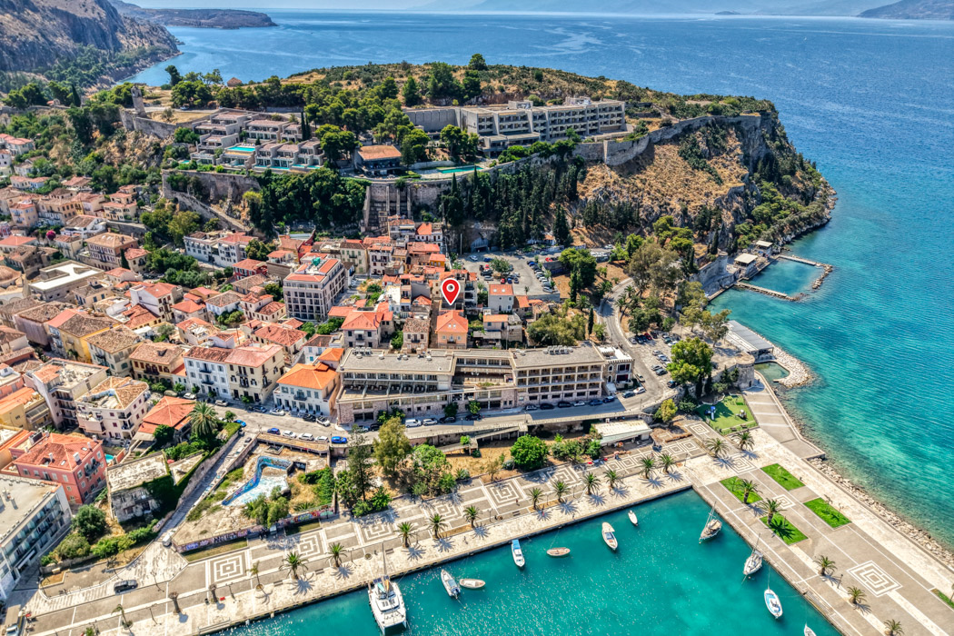 Historic mansion for restoration with approved development potential in Nafplio