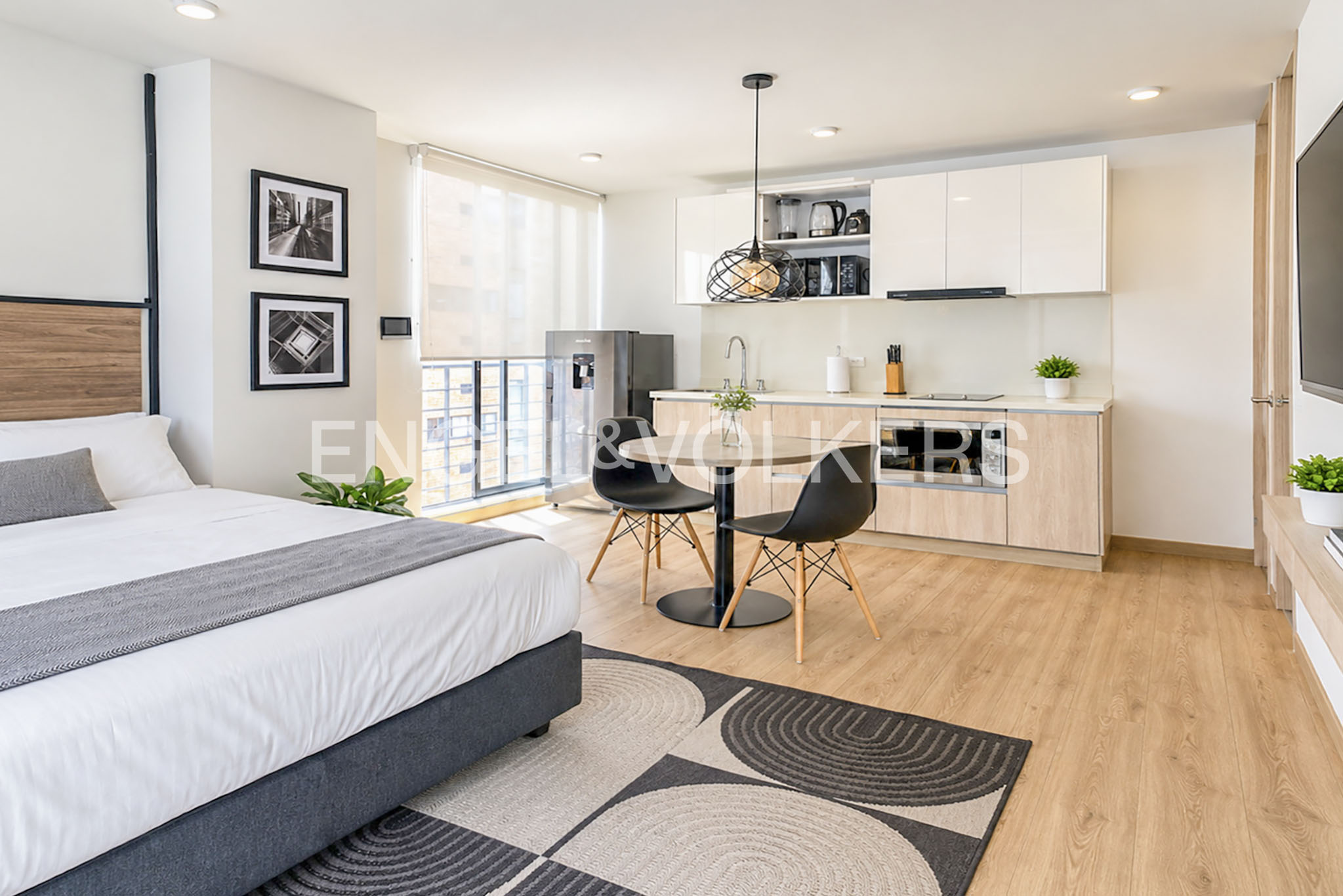 Apartamento tipo loft para arriendo en Santa Paula