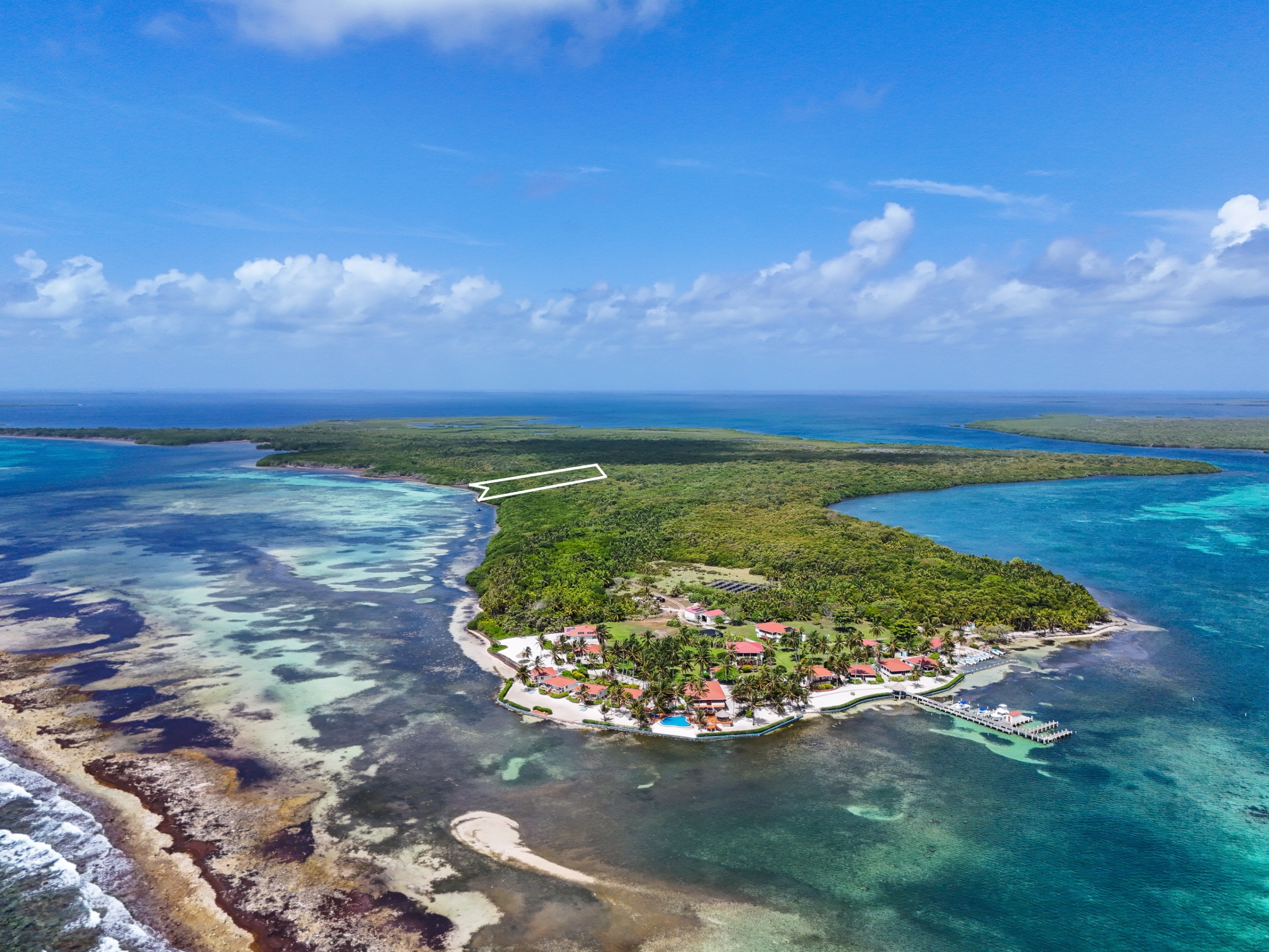 Amazing 10.26 Acres Of Ocean Front On Belize Turneffe Atoll