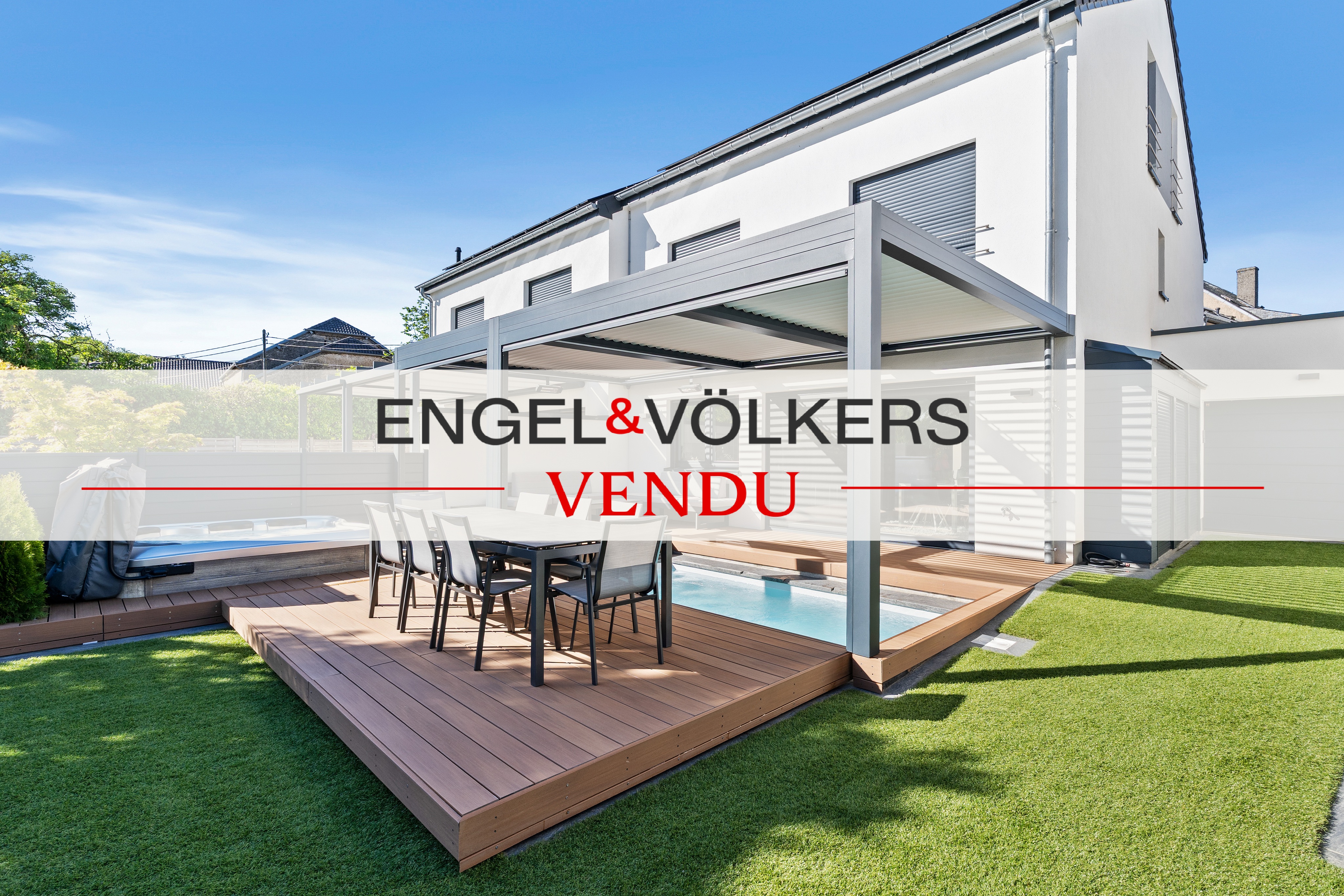 Maison contemporaine avec espace wellness et prestations haut de gamme à Welfrange