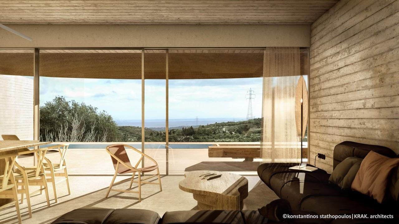 Rhodian inspired off-plan architectural home in Psinthos