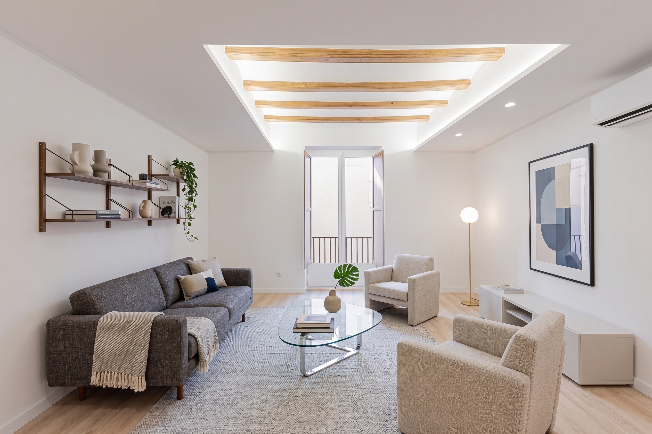 Charming 2-bedroom flat in Carrer del Pi [KI-modifiziert]