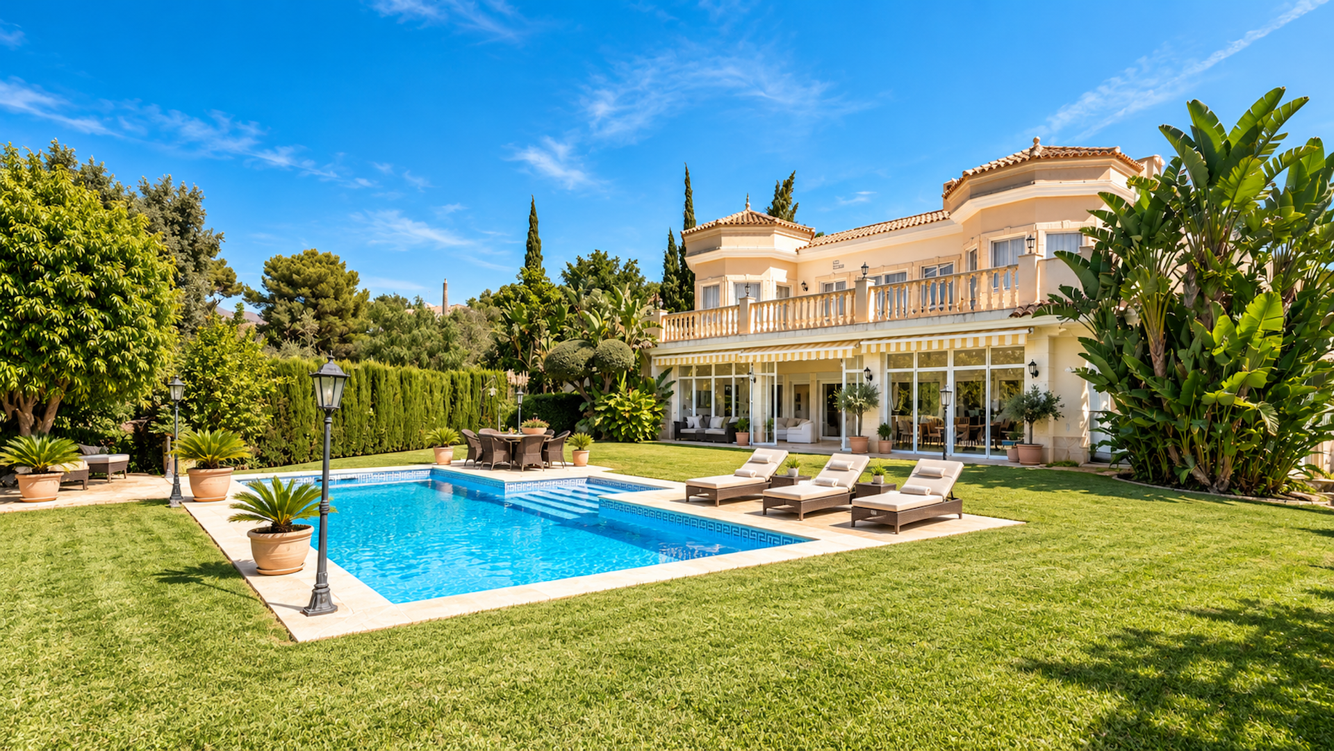 Exklusive Familienvilla mit Meerblick in El Rosario