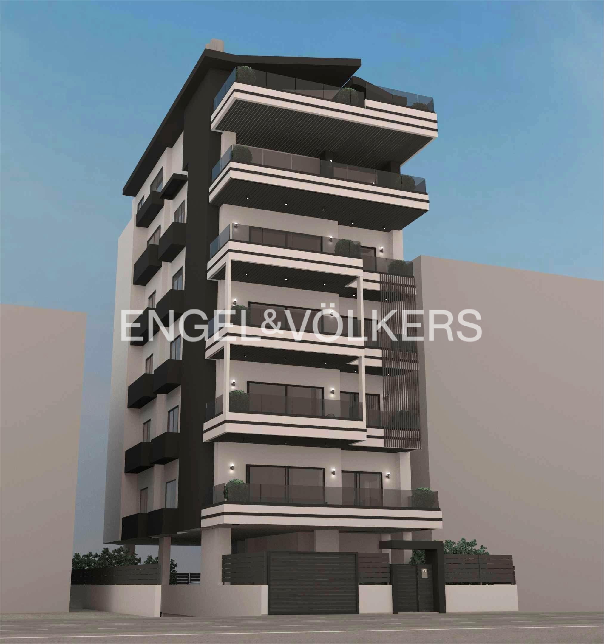 Modern family apartment on the 4th foor in Alimos