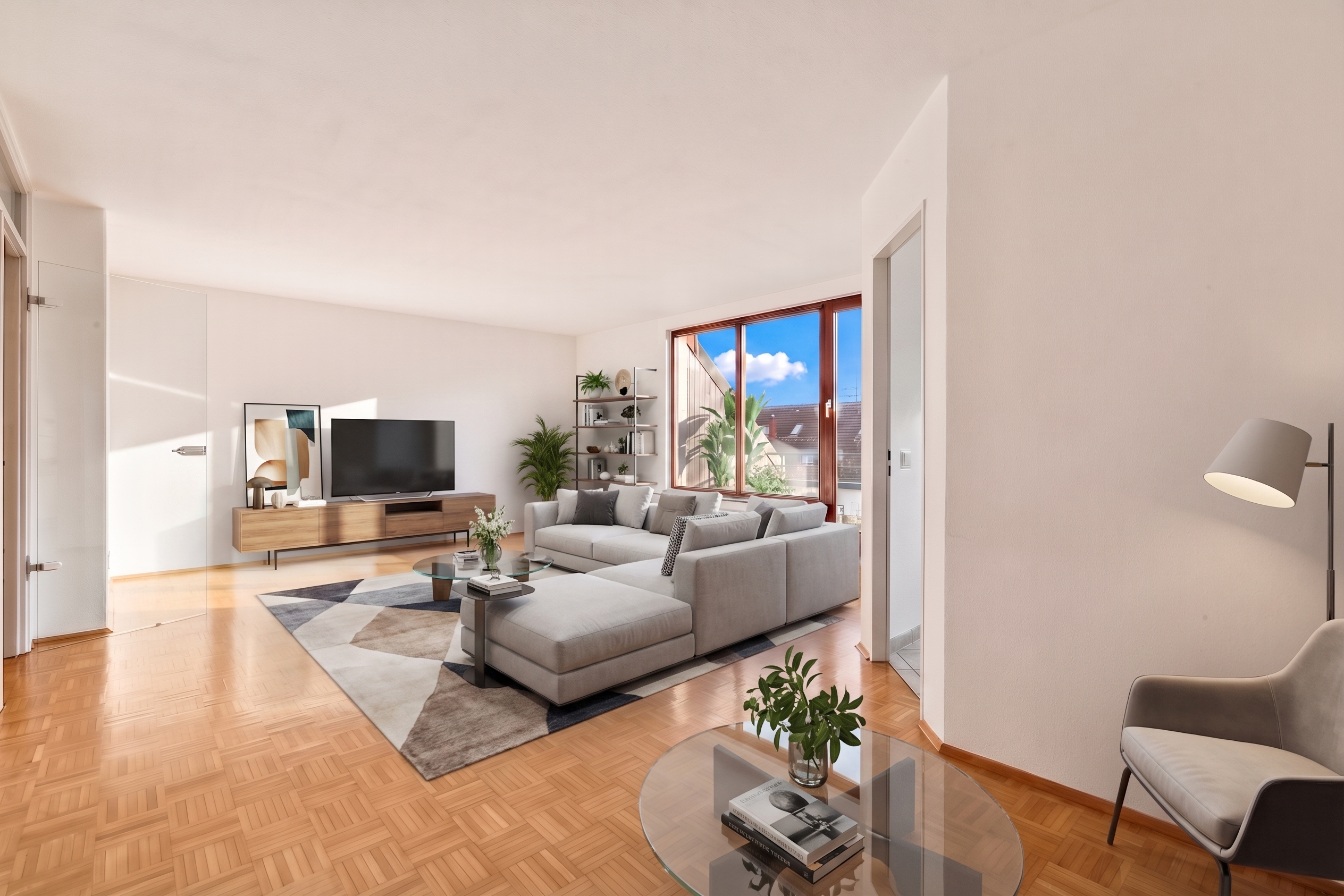 Stilvolle Maisonettewohnung mit Loggia in begehrter Lage von Neuss-Meertal