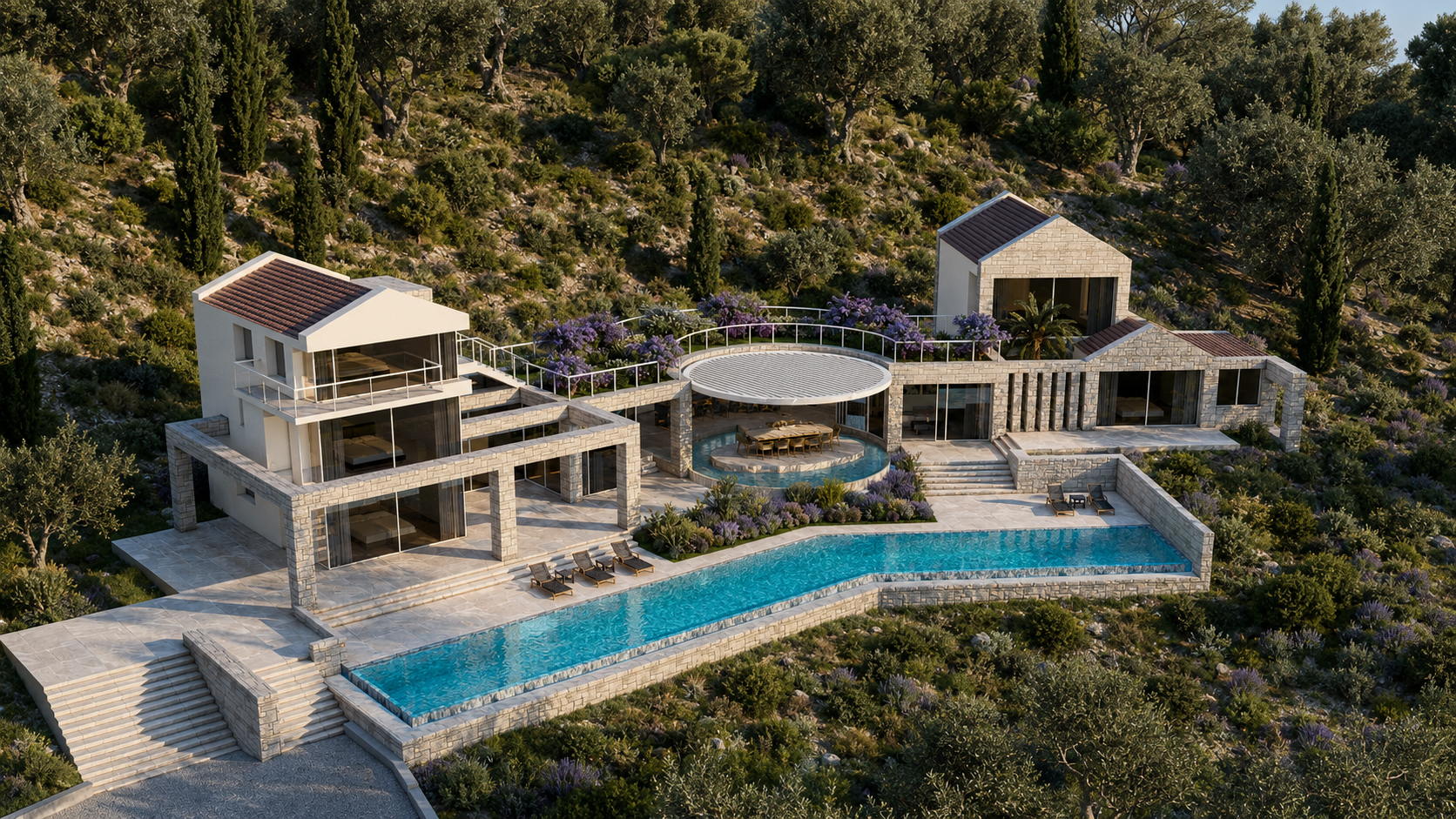 The Ionian Passage -  Off-plan beachfront villa with private pontoon in Lefkada