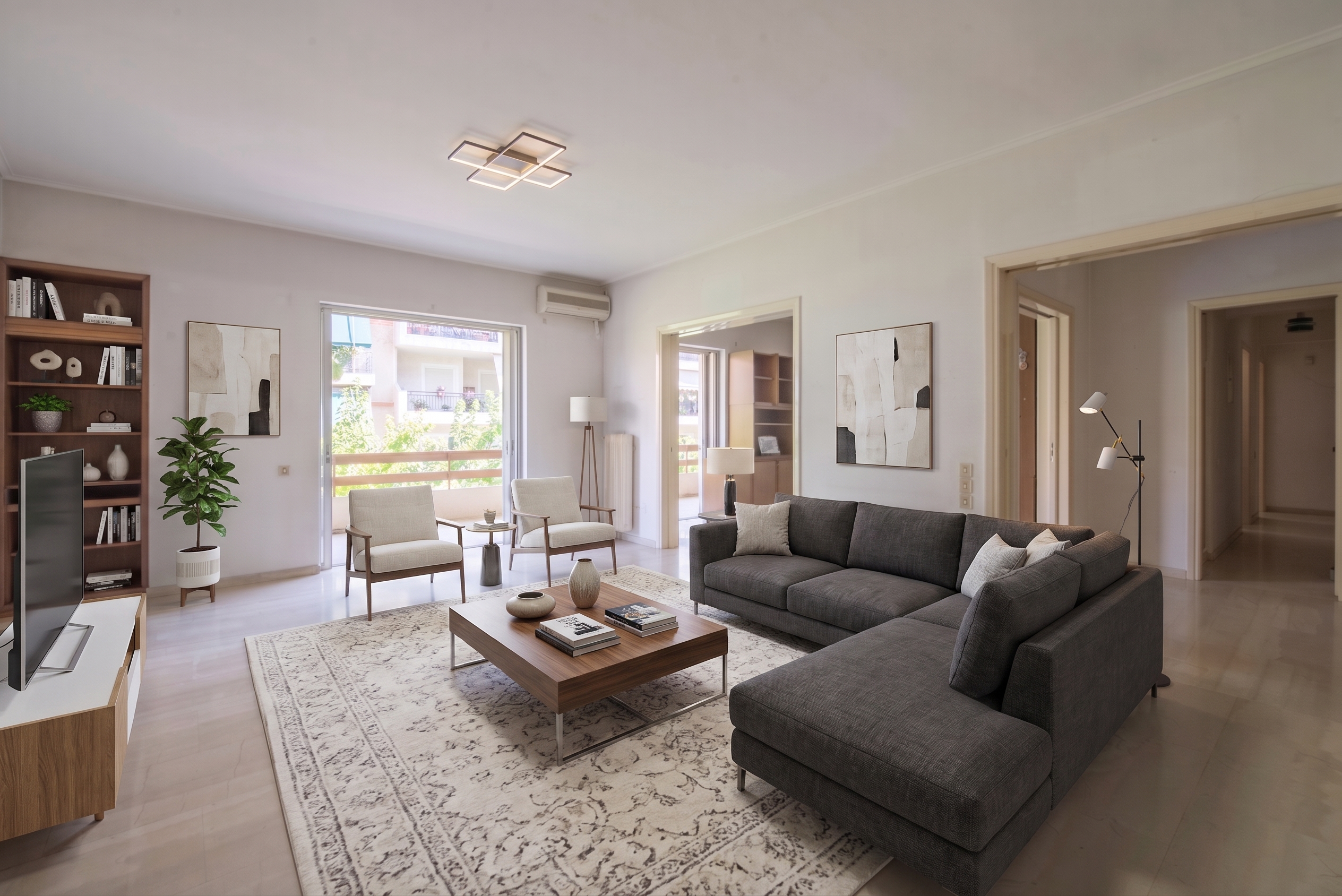 Spacious and bright apartment in Ano Patisia