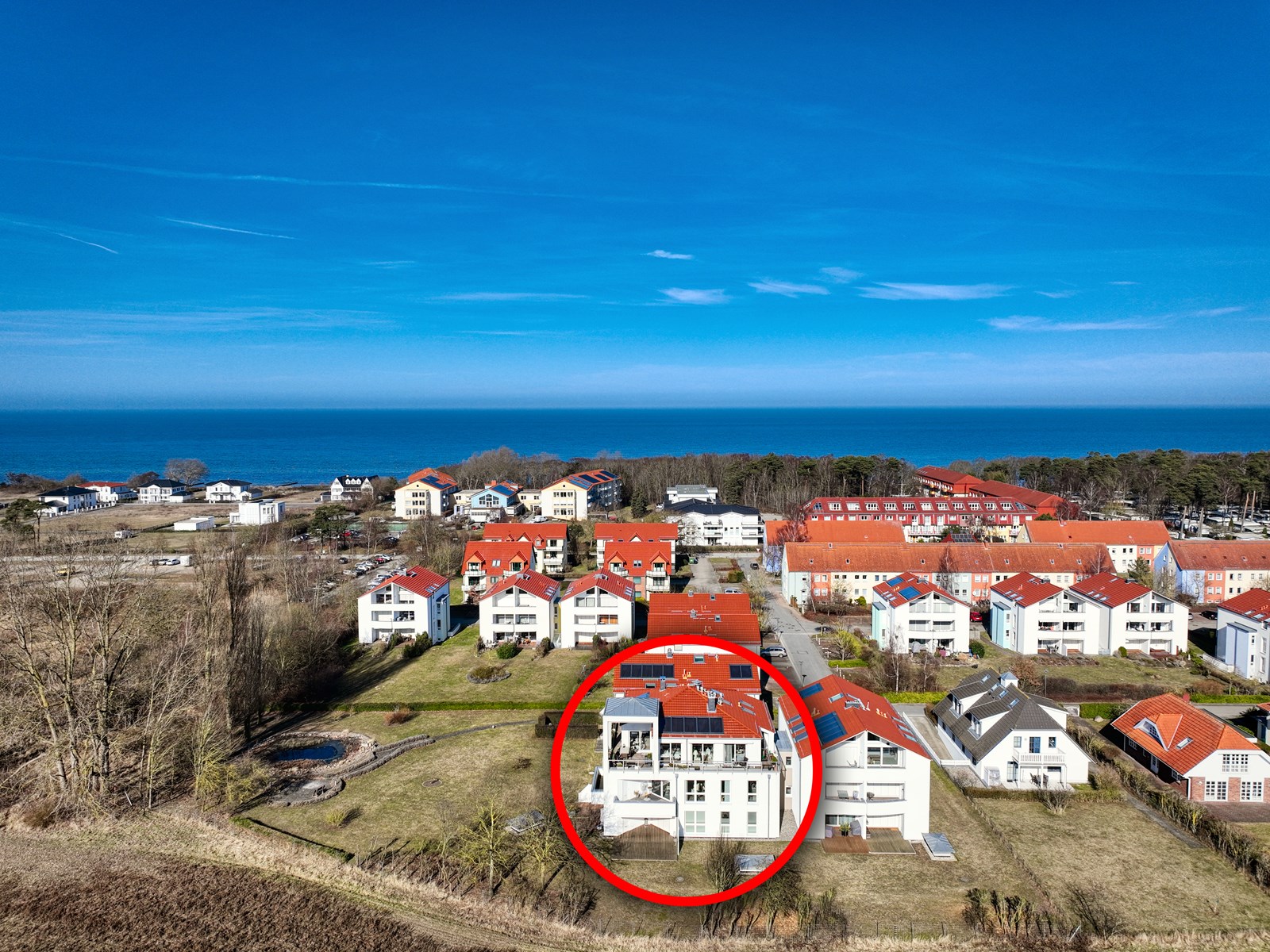 Wohnsitz in Kühlungsborn -  mit West-Balkon, Kamin, Sauna, Aufzug & TG-Stellplatz