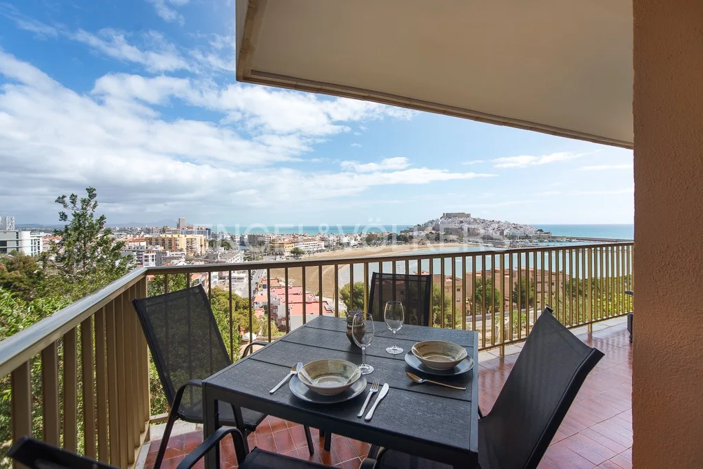 Appartement met uitzicht op de Middellandse Zee en het kasteel van Peñíscola