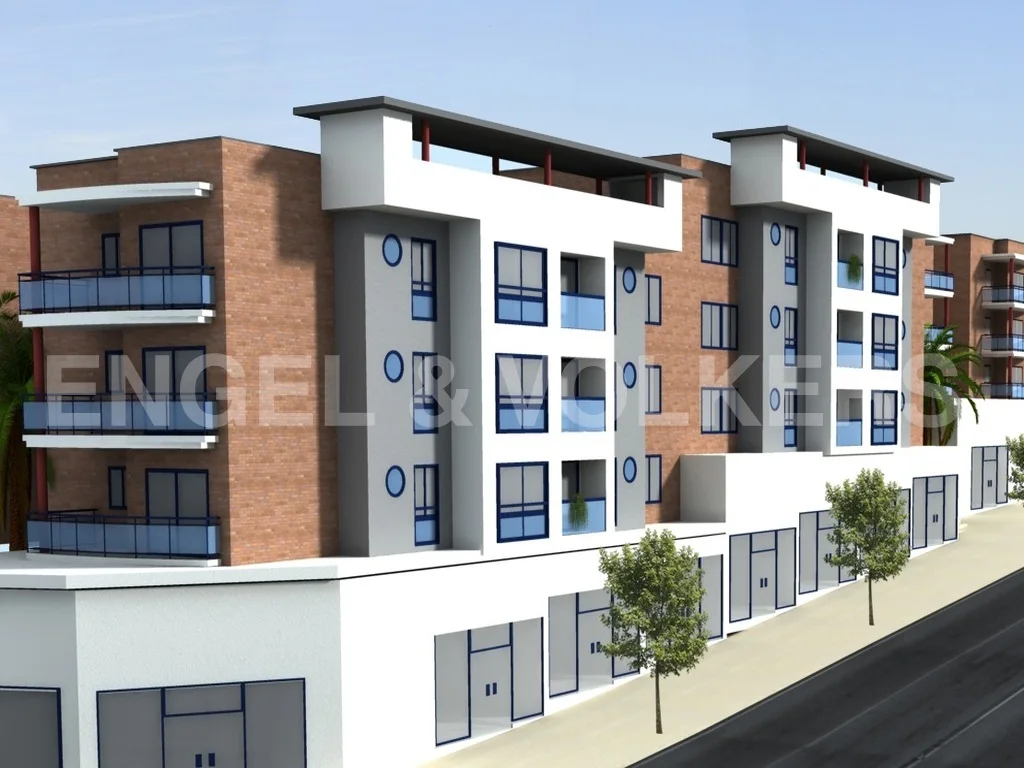 Two and three bedroom apartments in a new building close to the sea