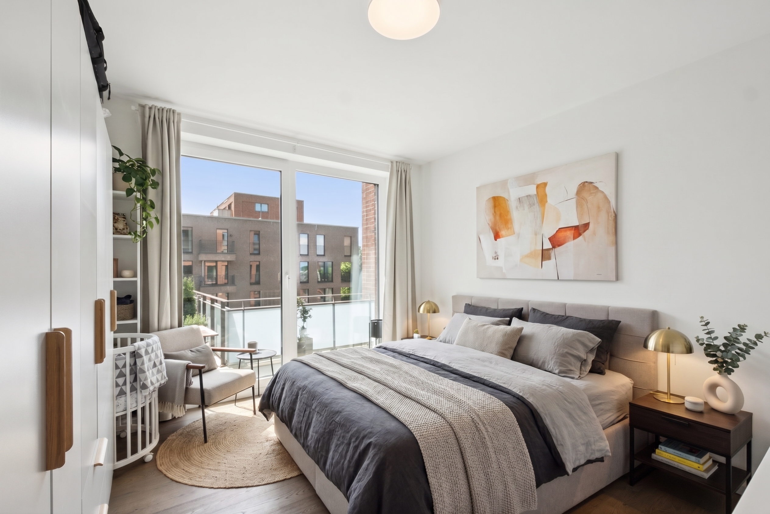 Kolbenhöfe erleben: Moderne 3 Zimmer Endetagenwohnung in Ottensen
