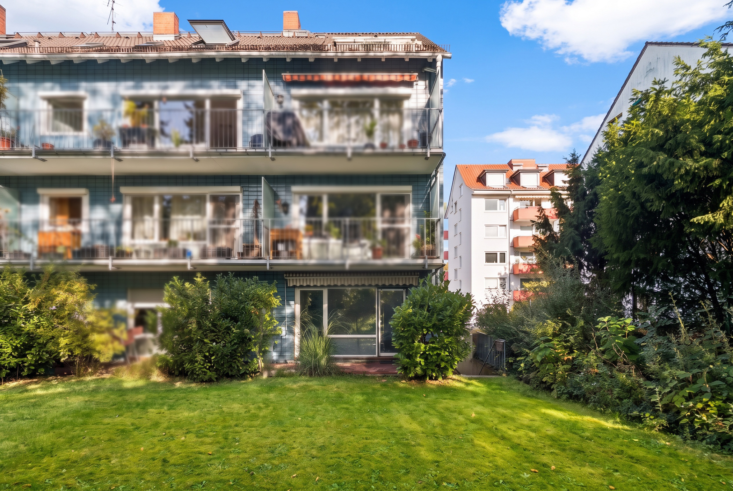 Charming ground-floor apartment in Oberrad