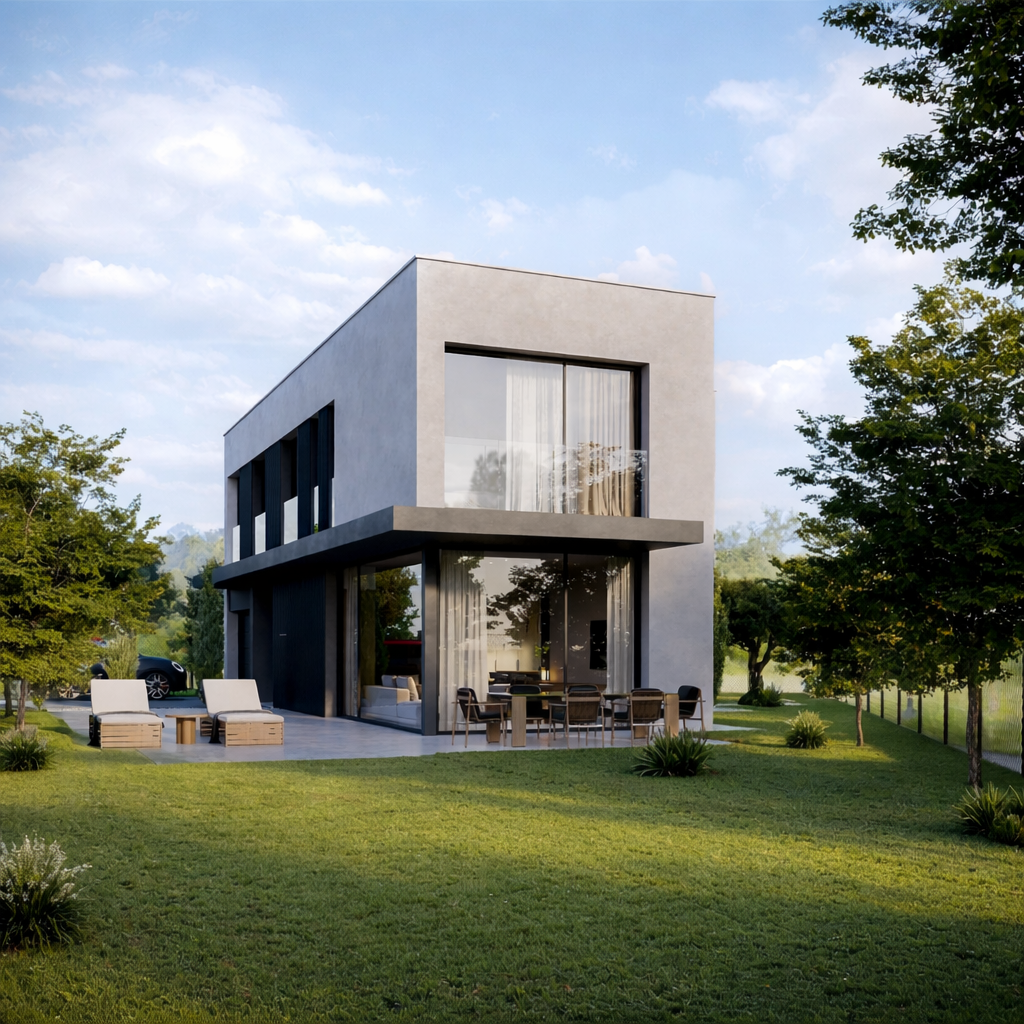 Exklusives Neubau-Einfamilienhaus nahe Cardedeu.