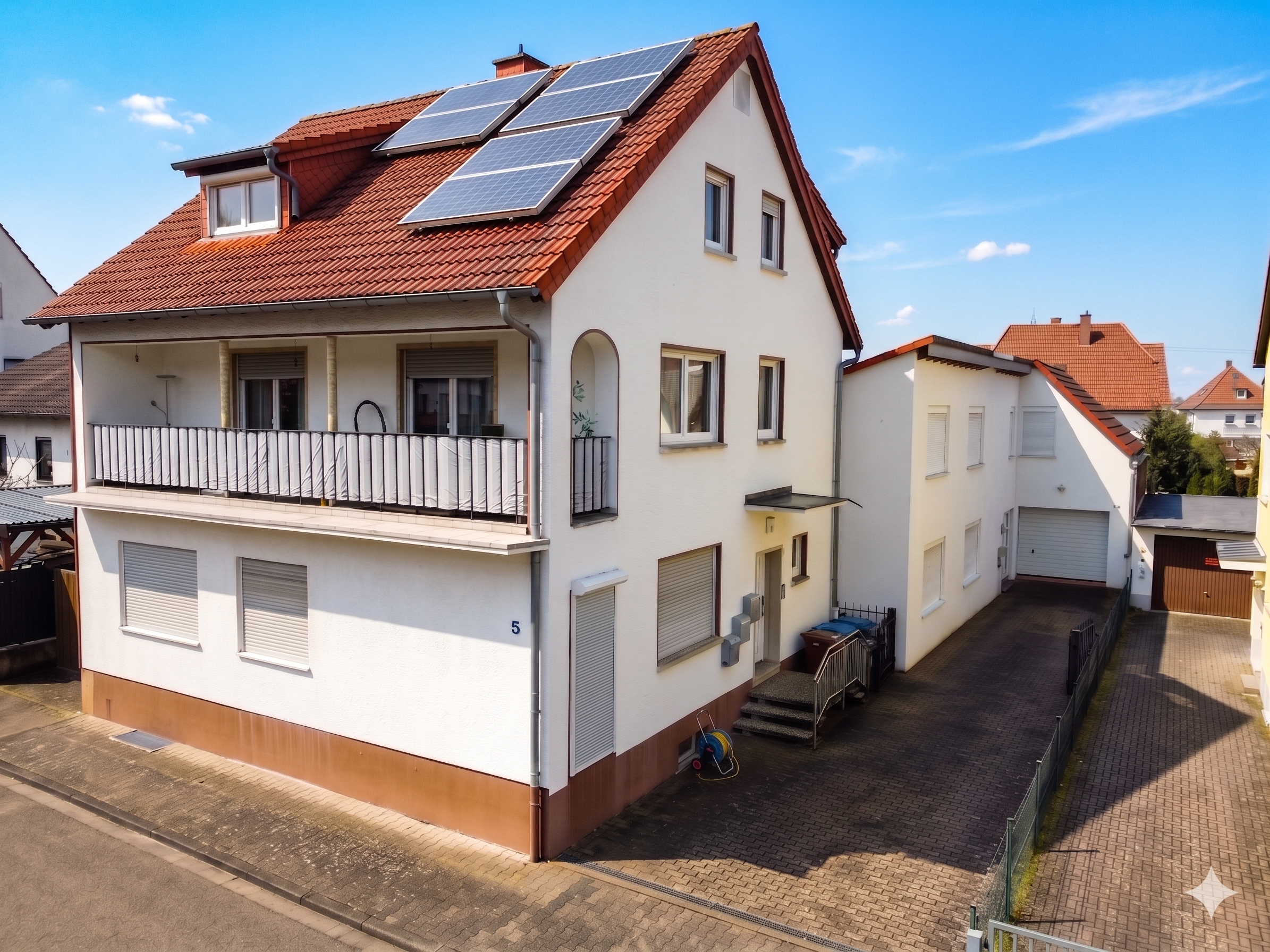 Gepflegte 2-Zimmer-Erdgeschosswohnung in ruhigem 3-Parteien-Haus