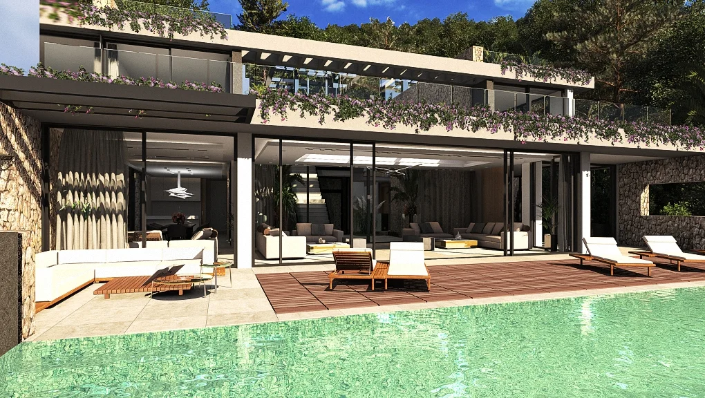Designer-Villa in Top-Lage mit Meerblick in Canyamel
