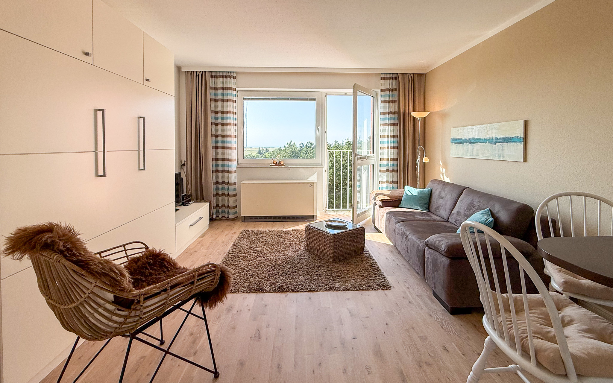 Nordsee pur - Modernes Ferienapartment mit direktem Meerblick