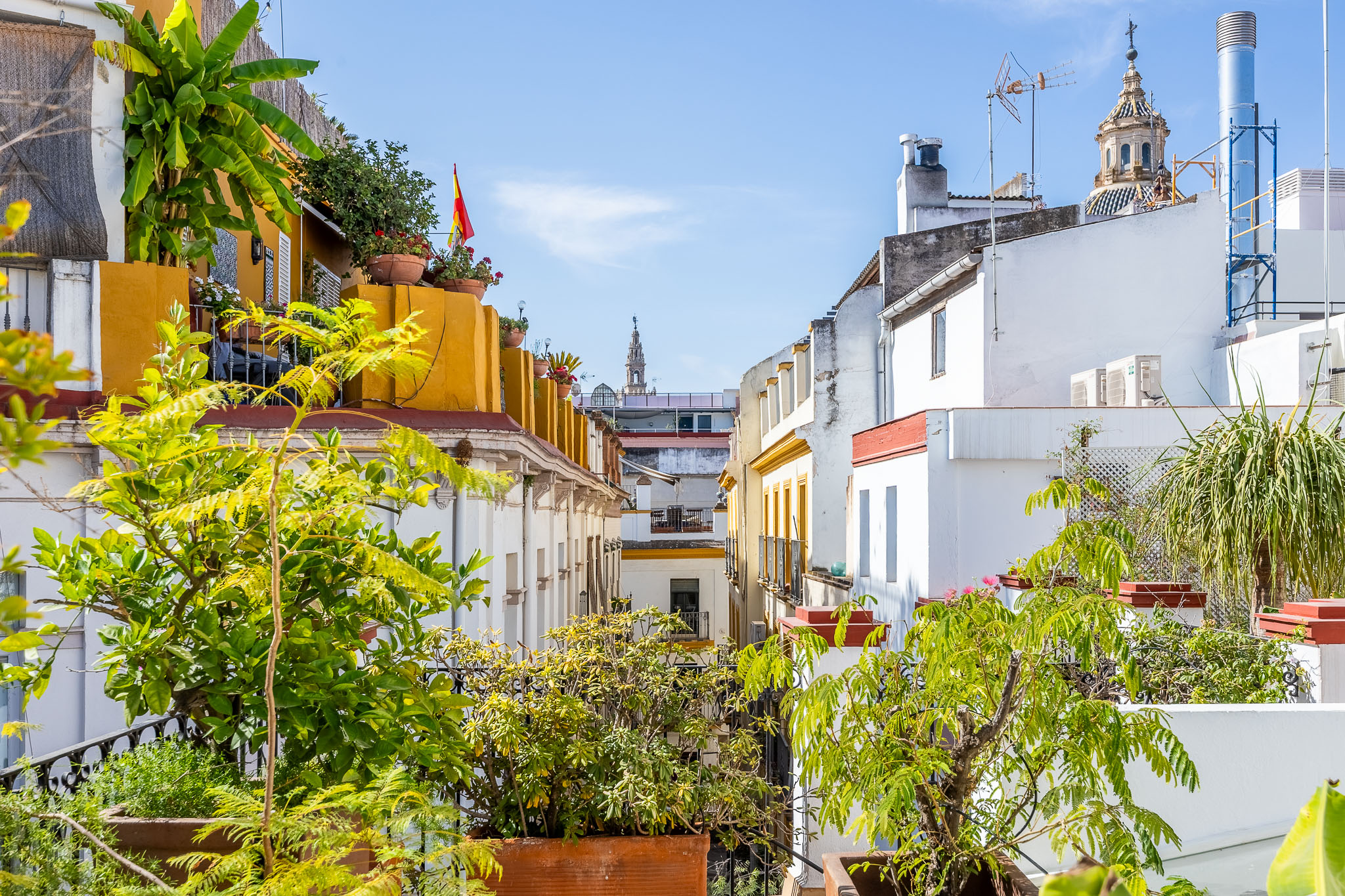 Penthouse with two private terraces: an oasis in Seville’s historic heart