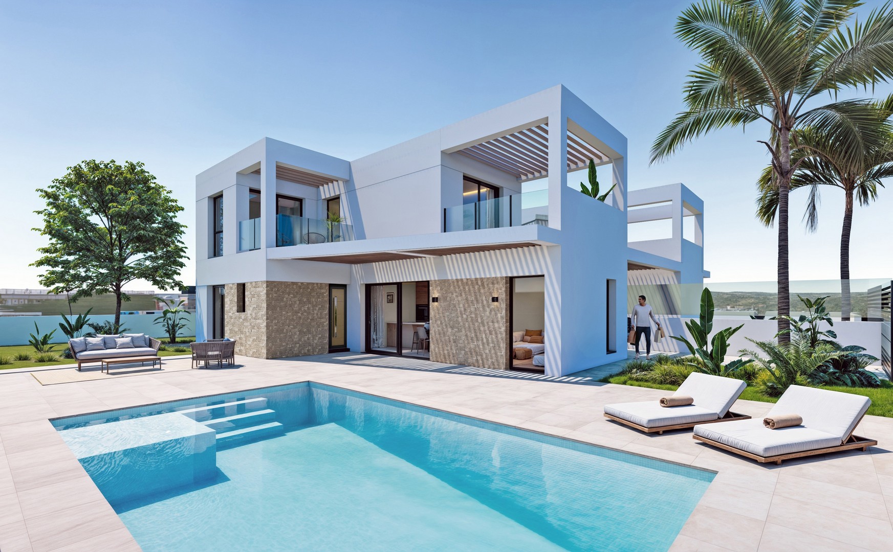 Exclusive newly built villa in Torreta Florida, Torrevieja, with private pool