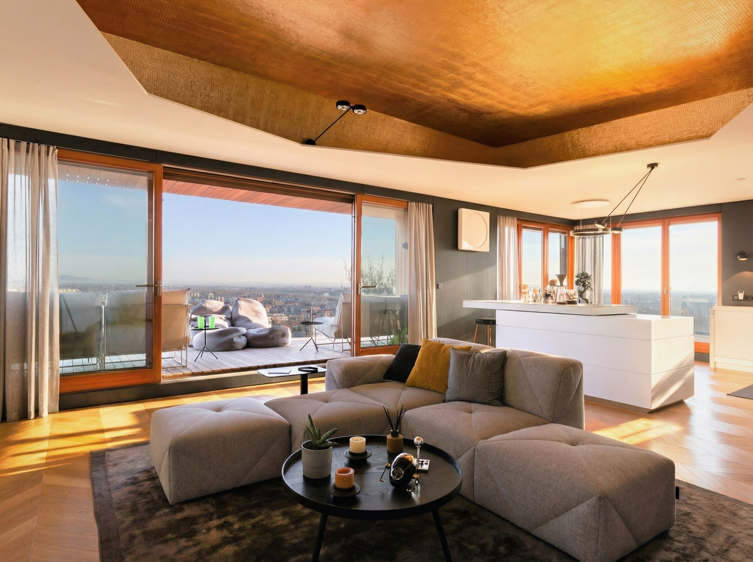 NEW PRICE – Exceptional Penthouse with 145 sqm Panoramic Terrace [AI-modified]