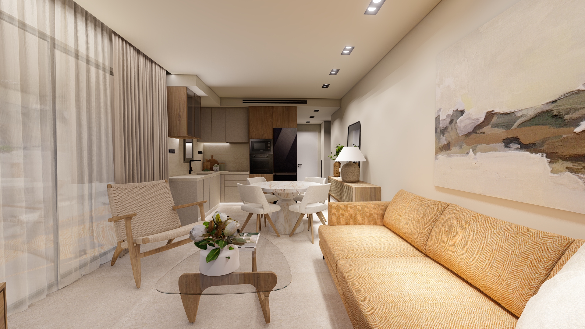 Modern 1st-floor residence by the sea in Agioi Theodoroi, Corinthia