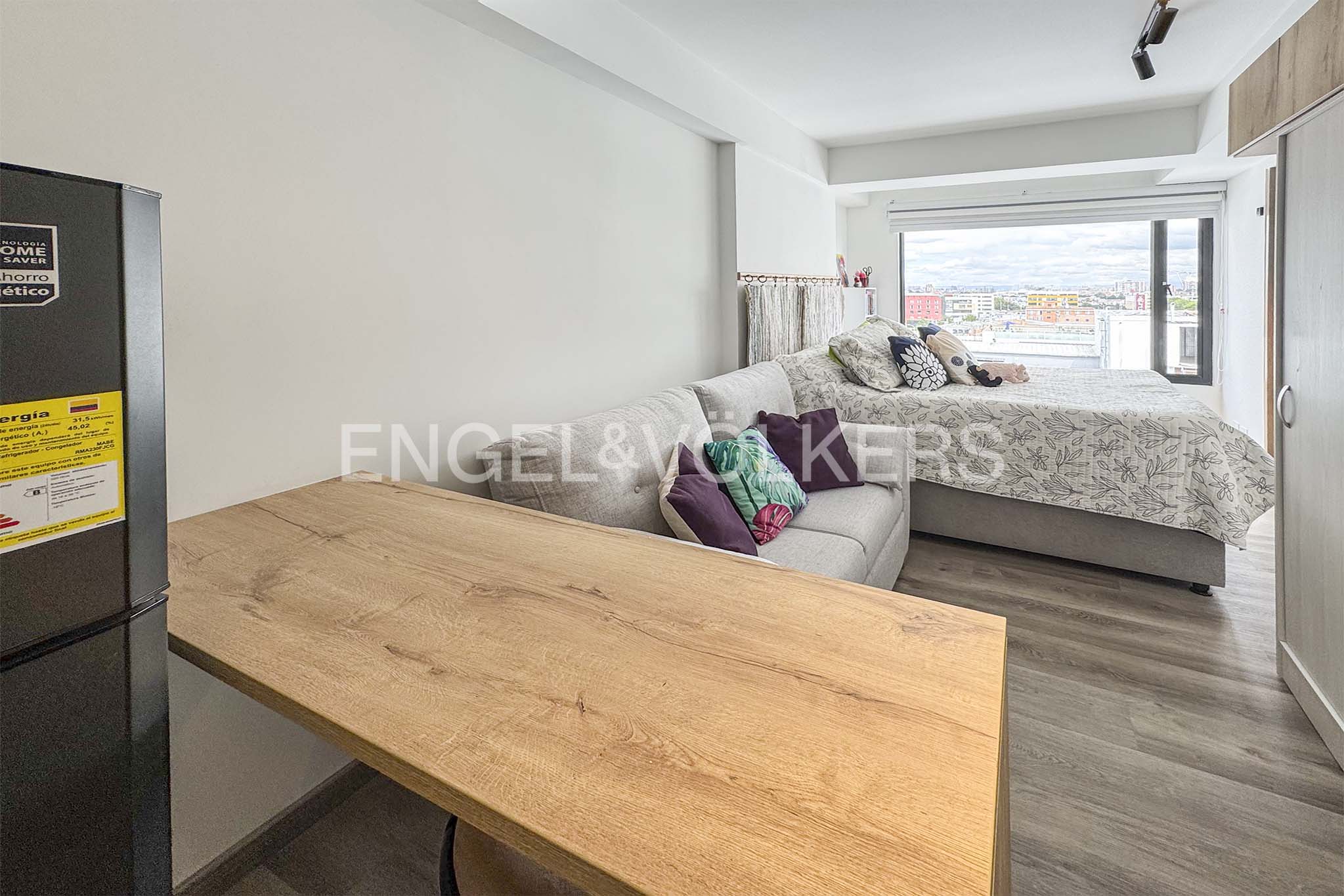 Moderno apartaestudio para venta en La Castellana
