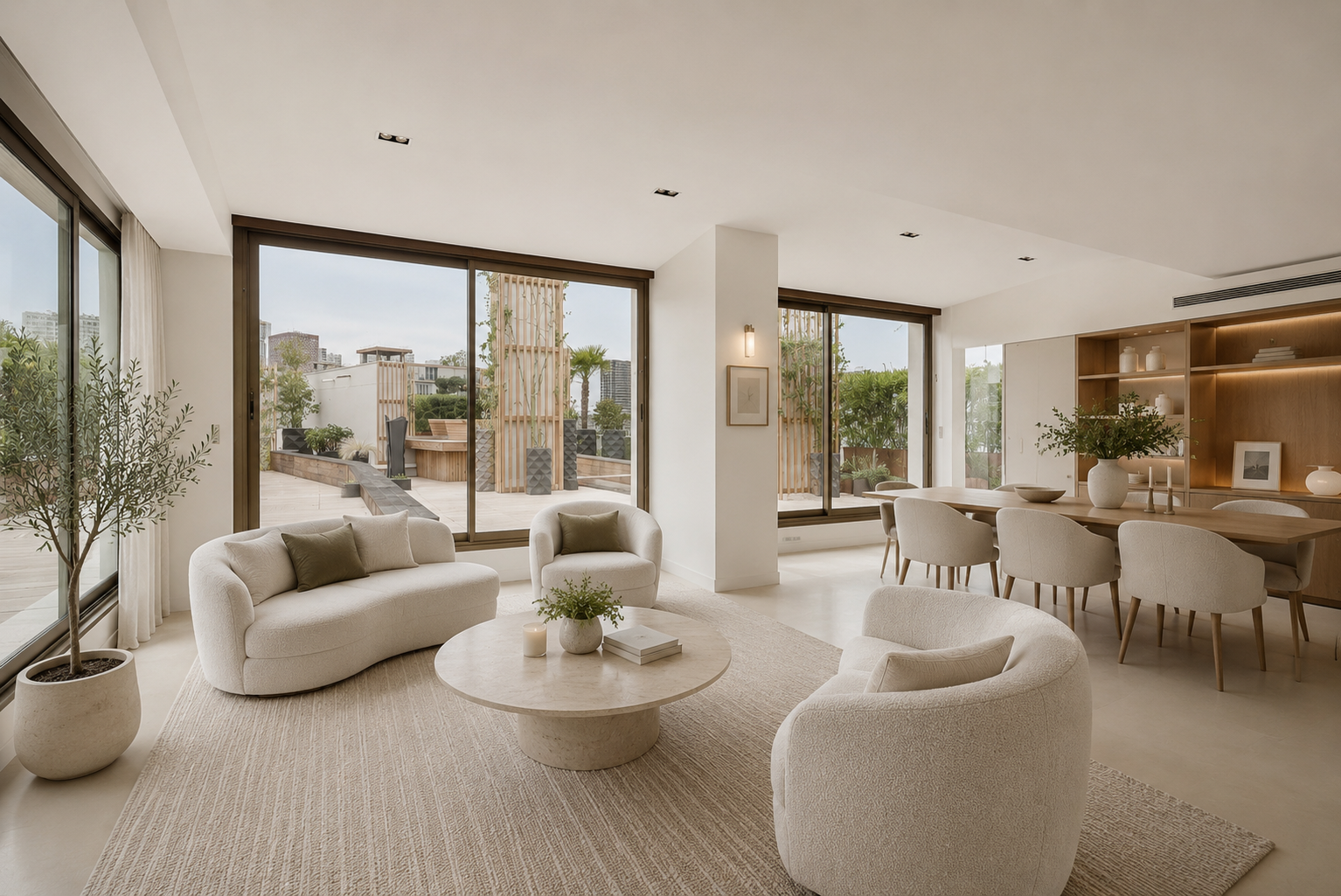 Penthouse Passy with Eiffel Tower view