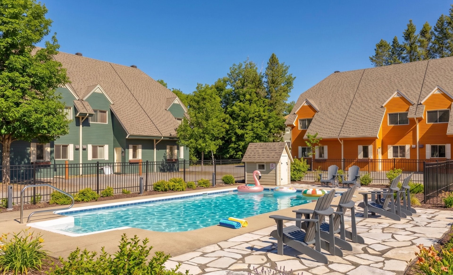Fully Furnished Retreat Steps from Resort and Village