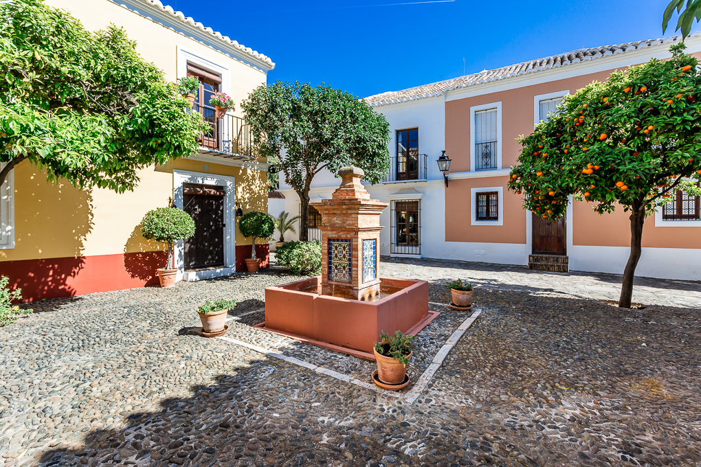 Gemütliches Andalusisches Stadthaus mit Privater Terrasse in Lomas Pueblo