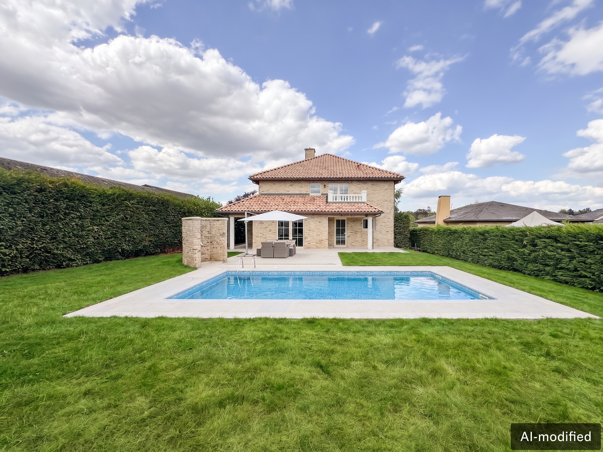 Pleasant villa with pool in Waterloo
