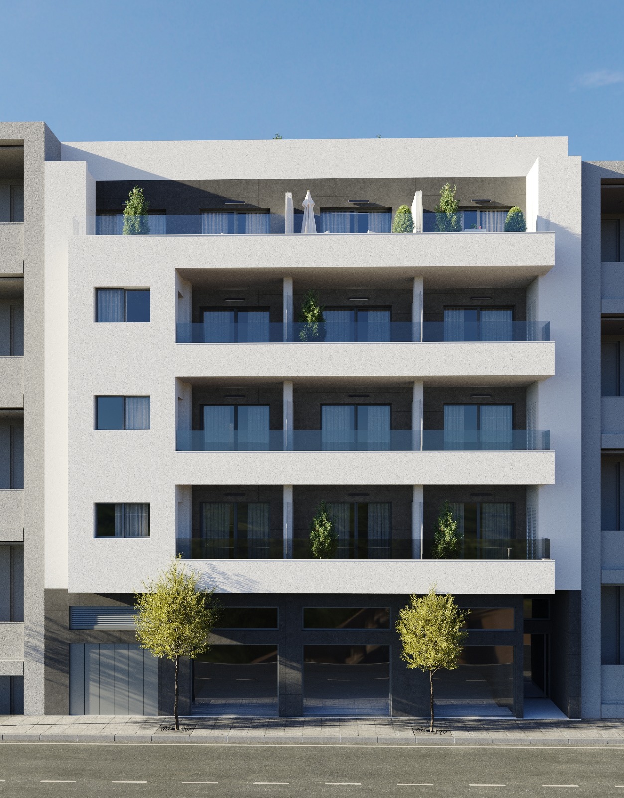 Modern new-build apartments with pool in downtown Torrevieja