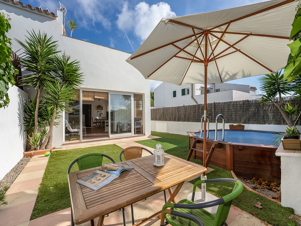 Ferienvermietung - Schönes anliegendes Haus in Cala Alcaufar, Menorca
