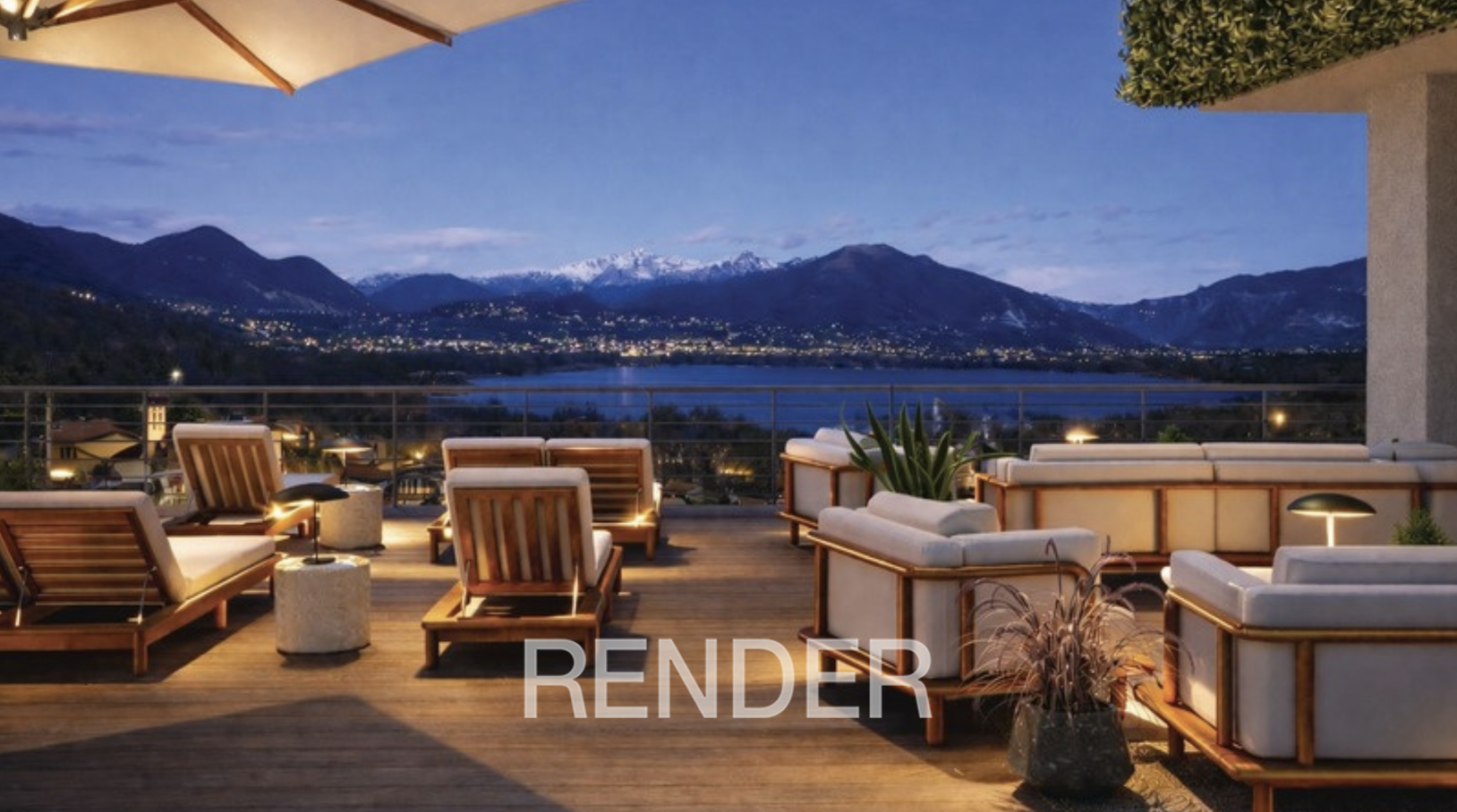 Appartamenti vista Lago in residence esclusivo con zona wellness