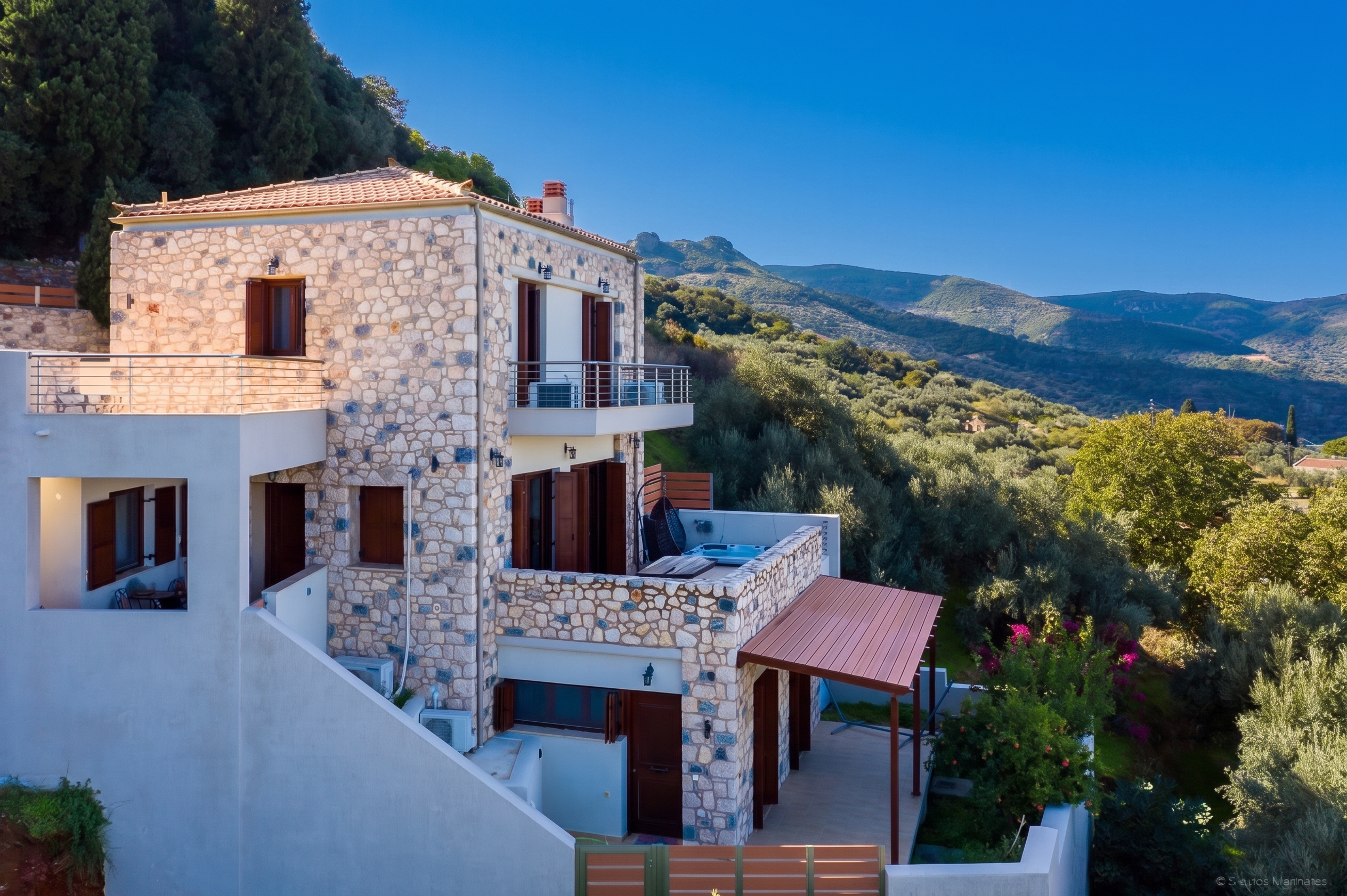 Steinvilla mit Meerblick in Monemvasia, Lakonien